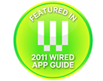 Featured in 2011 Wired App Guide