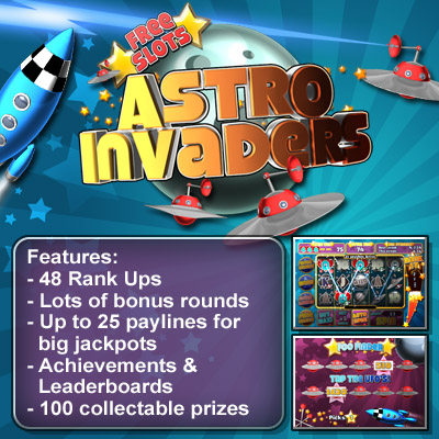 Free slots Astro Invaders - for ipad, iphone, android.