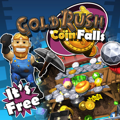 Gold Rush Coin Falls - for ipad, iphone, android.