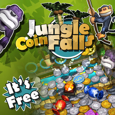 Jungle Coin Falls - for ipad, iphone, android.
